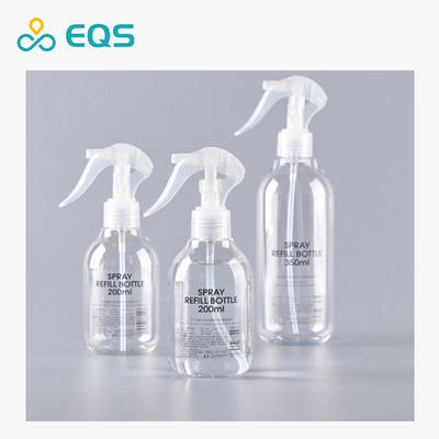 200ML-350ML PET Plastic Empty Alcohol Disinfection Spray Refill Bottle